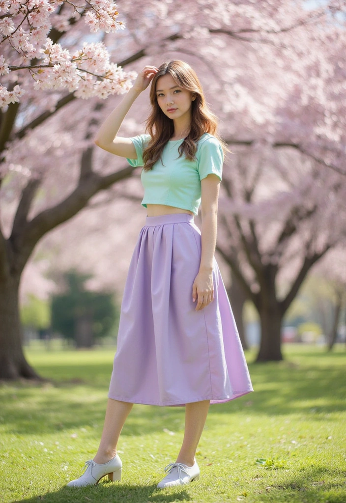 10 Stunning Spring Outfits That'll Make You the Center of Attention! - 4. Playful Pastel Outfits