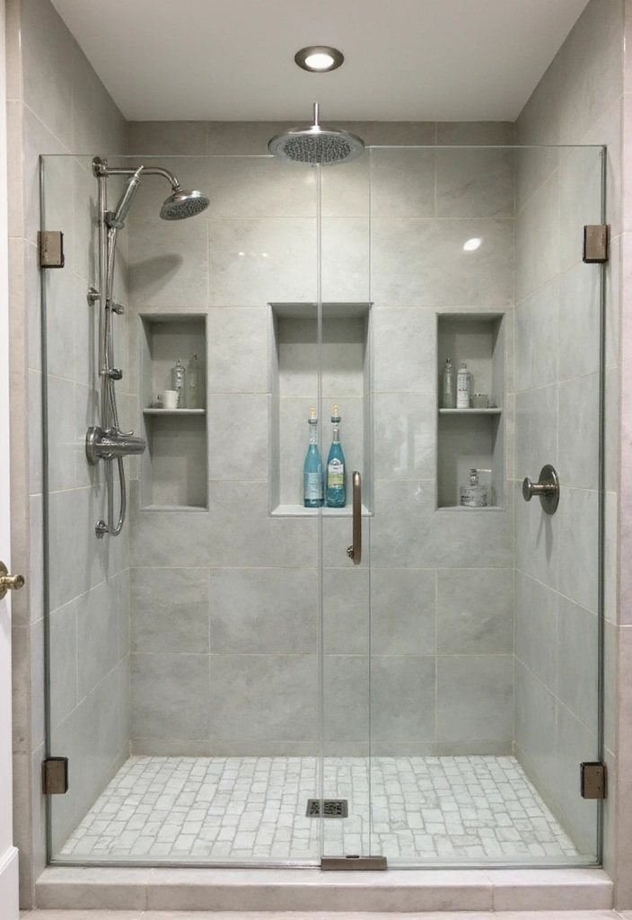 15 Luxurious Bathroom Decor Ideas That Will Make You Feel Like You're in a 5-Star Spa! - 10. Elegant Shower Spaces