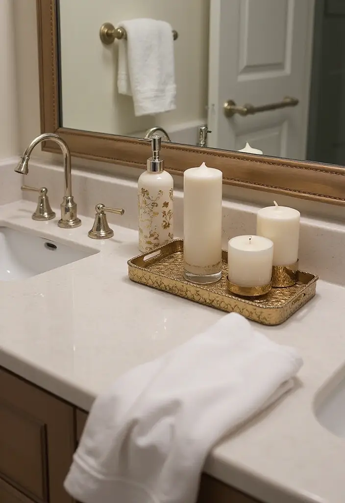 15 Luxurious Bathroom Decor Ideas That Will Make You Feel Like You're in a 5-Star Spa! - 12. Elegant Accessories