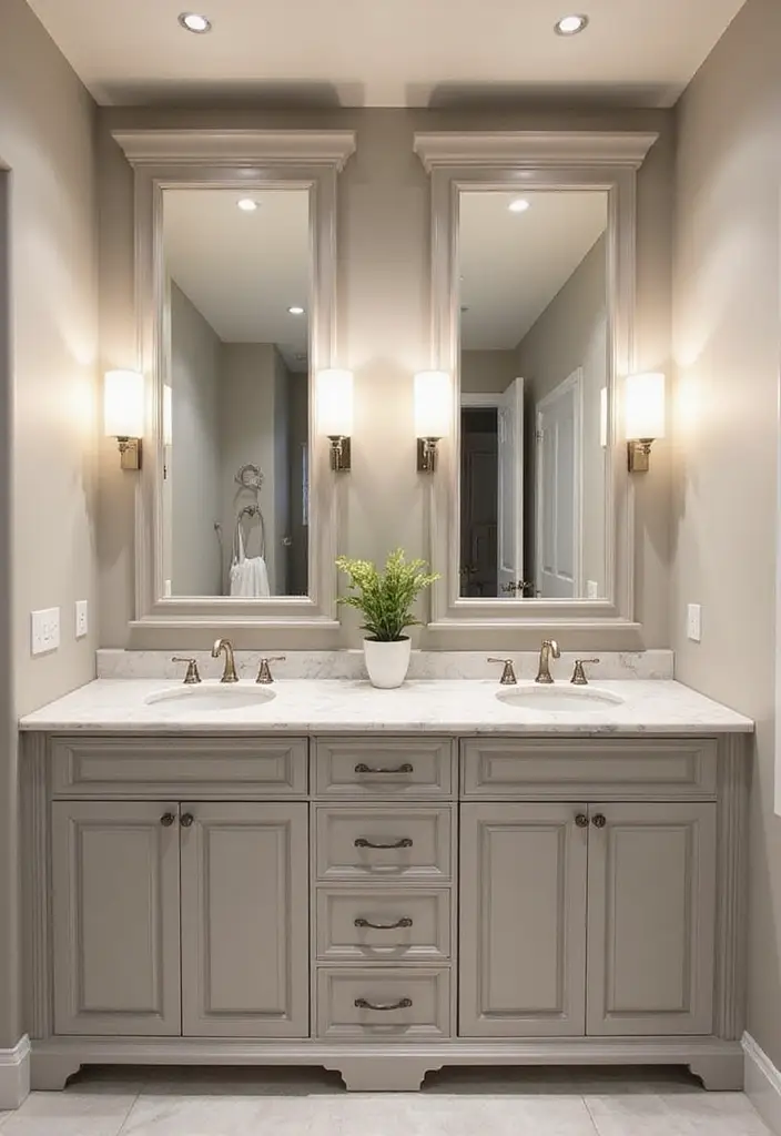 15 Luxurious Bathroom Decor Ideas That Will Make You Feel Like You're in a 5-Star Spa! - 14. Custom Vanities