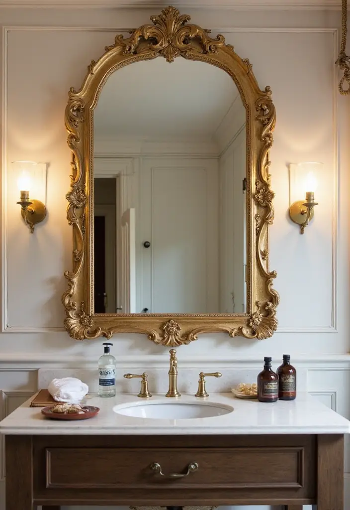 15 Luxurious Bathroom Decor Ideas That Will Make You Feel Like You're in a 5-Star Spa! - 6. Opulent Mirrors