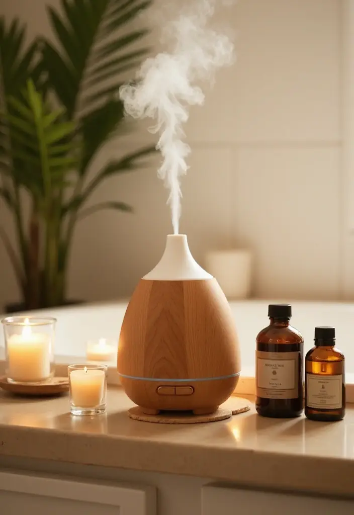 15 Luxurious Bathroom Decor Ideas That Will Make You Feel Like You're in a 5-Star Spa! - 9. Aromatherapy Essentials