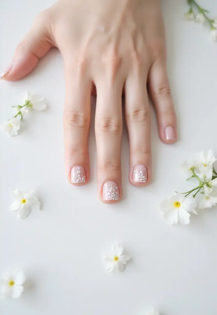 20 Stunning Floral Spring Nail Designs That Will Bloom Your Creativity! - 6. Minimalist Blooms